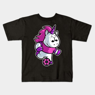 Magical Unicorn Football Game Team Sports graphic Kids T-Shirt